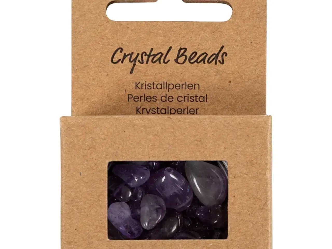 Billede 1 - Ametyst Krystalperler 7-12 mm - 63 stk.