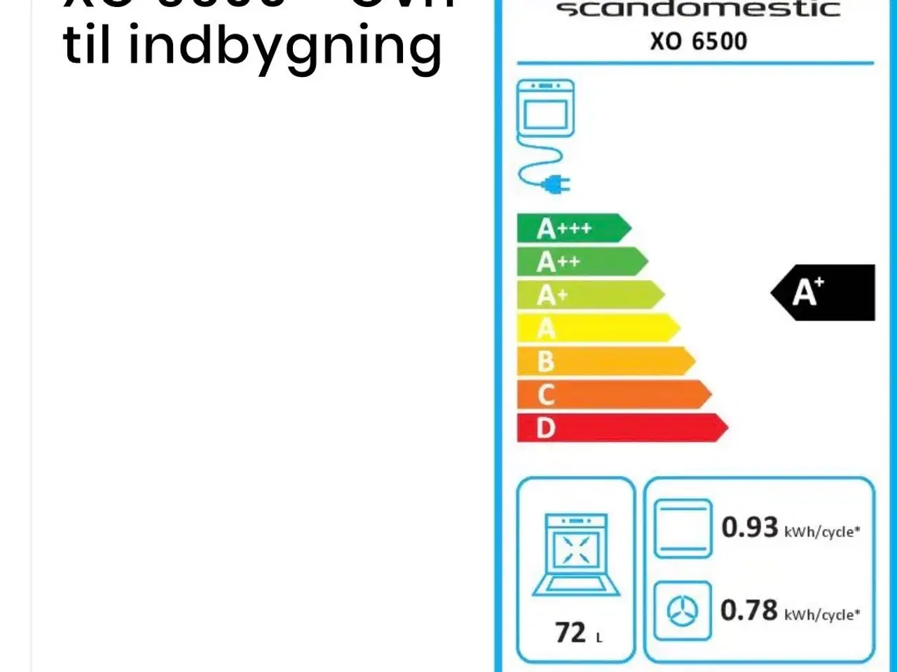 Billede 3 - Billig indbygnigsovn