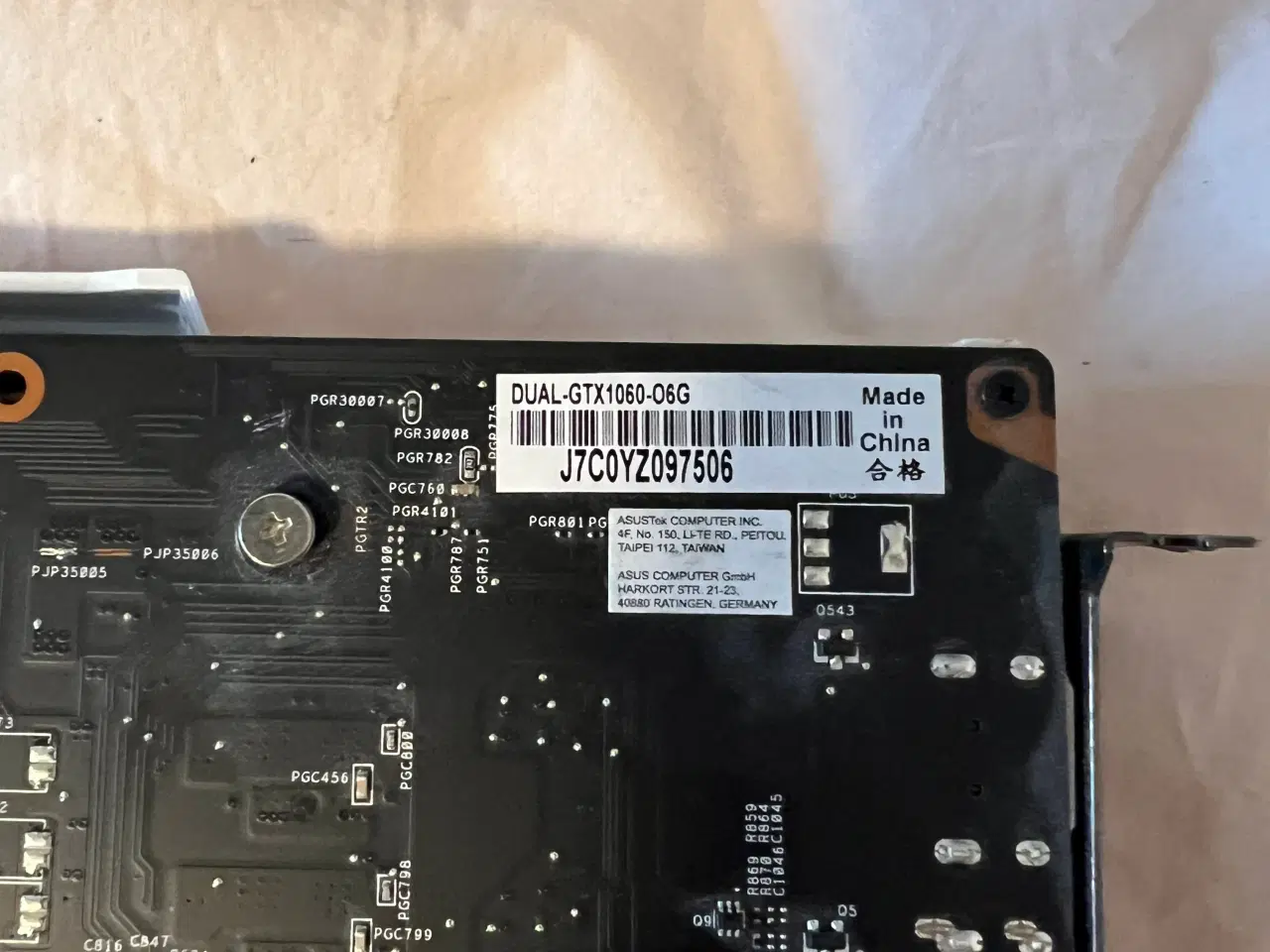 Billede 2 - ASUS GeForce DUAL GTX1060 06G - 6GB