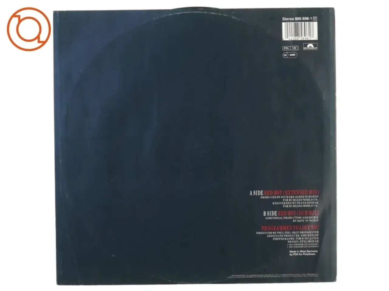 Billede 2 - Lp plade prinses redhot fra Stereo (str. 31 x 31 cm)