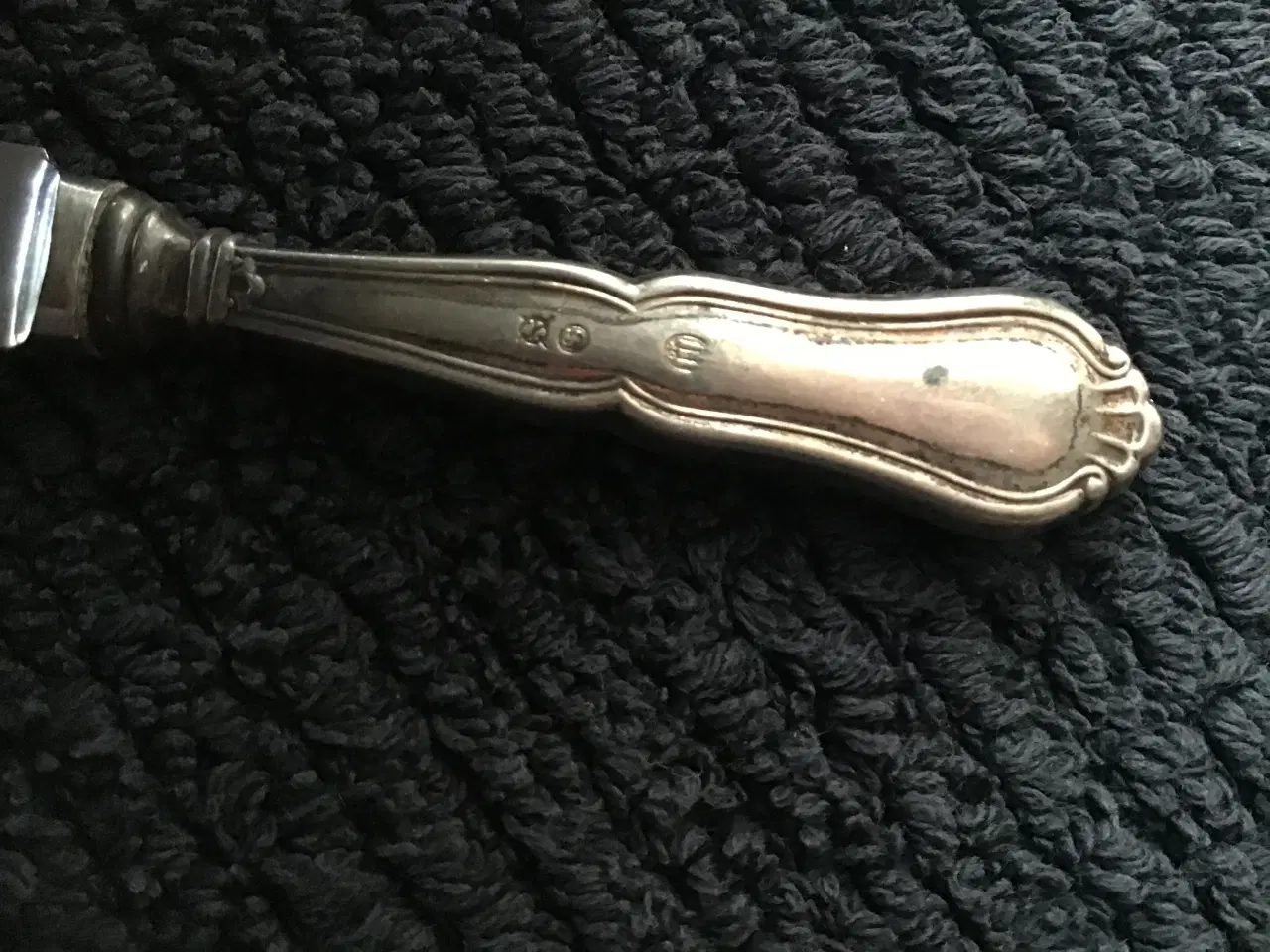 Billede 3 - Lille sølv frugtkniv i etui