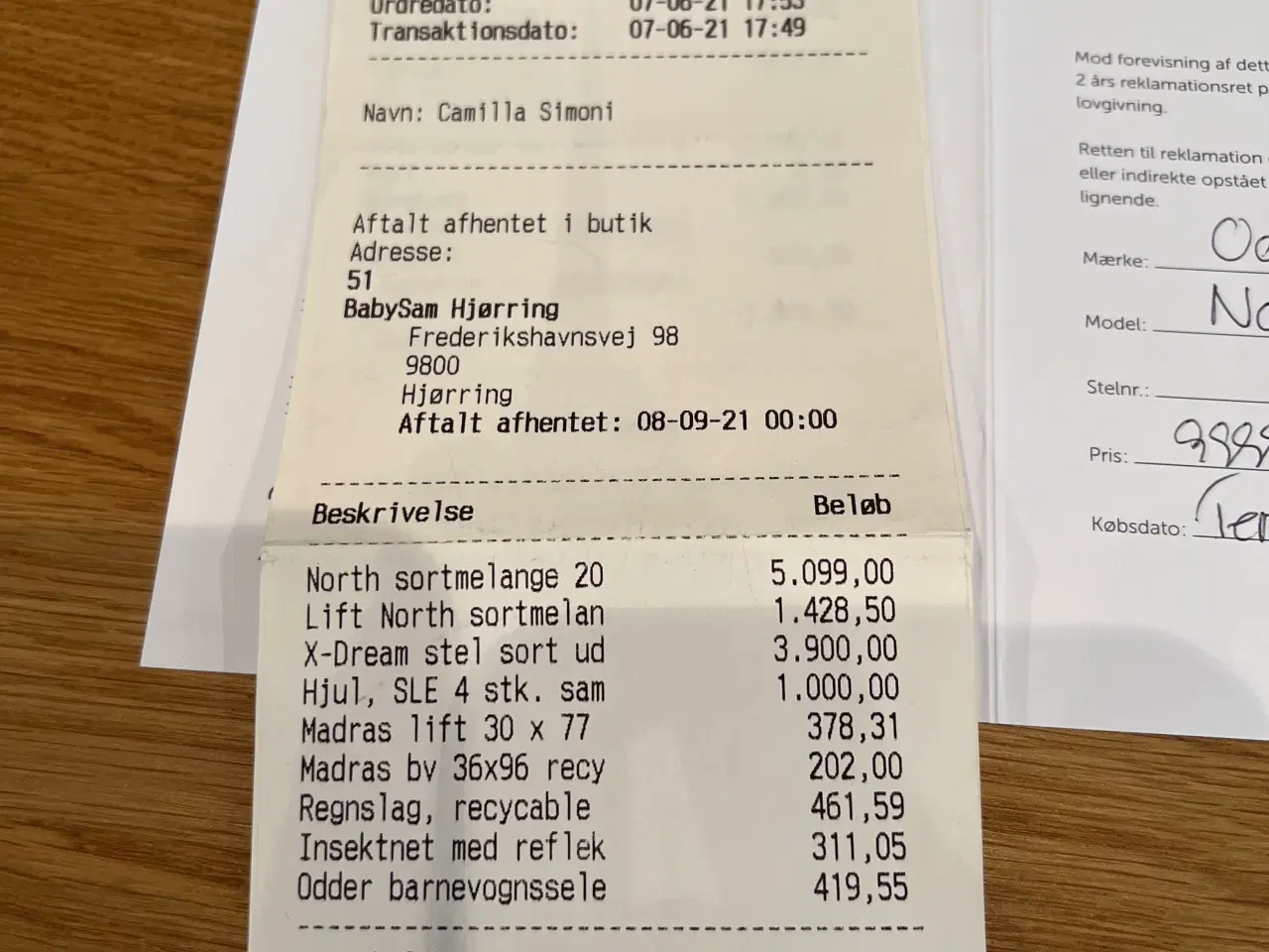 Billede 11 - Meget velholdt Odder North barnevogn