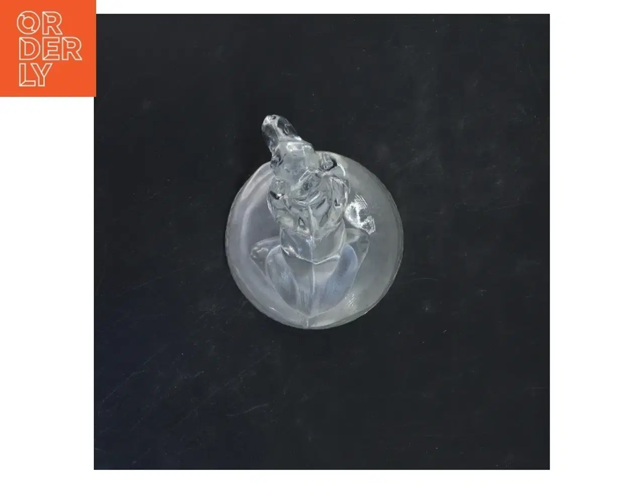 Billede 5 - Glasfigur af hund (str. 13 cm)