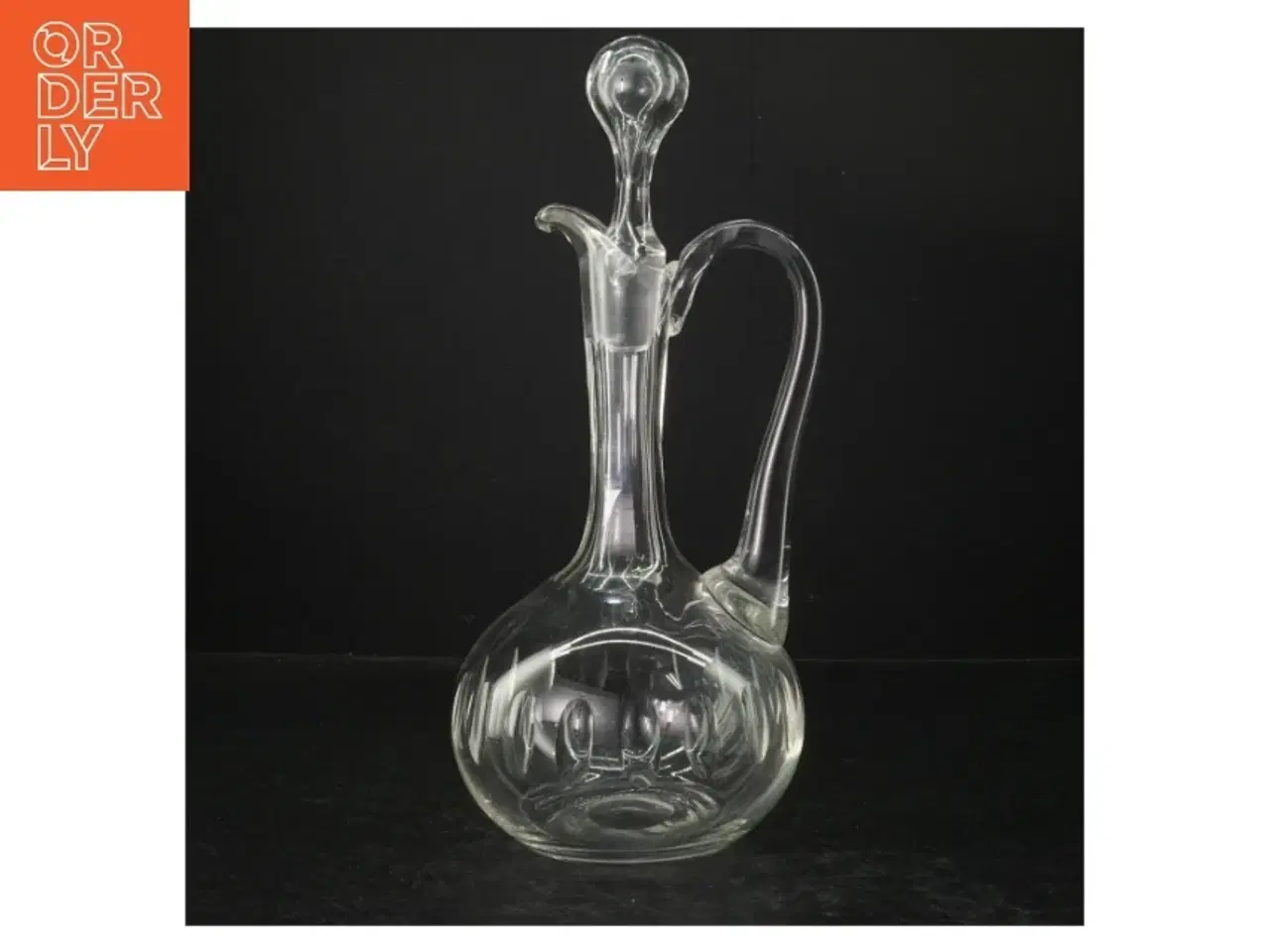 Billede 1 - Krtstal kataffel  (str. 32 cm)