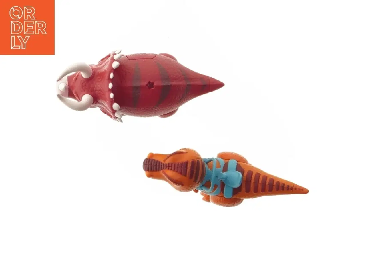 Billede 3 - Dino Ranch T-rex og Triceratops - købt hos BR (str. 16 cm)