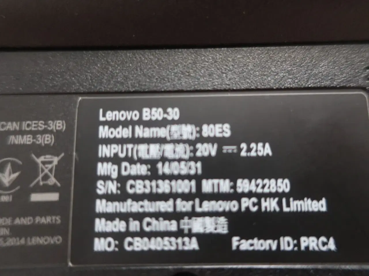 Billede 4 - Bærbar computer LENOVO B50-30