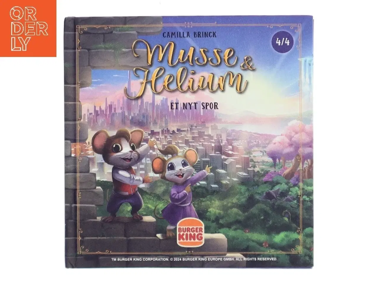 Billede 1 - Musse & Helium bog fra Burger King af Camilla Brinck (Bog)