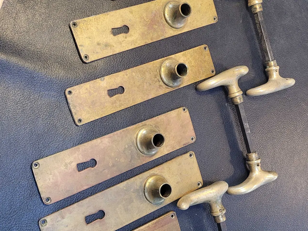 Billede 1 - Dørhåndtag i messing, Hans Vejby-Christensen