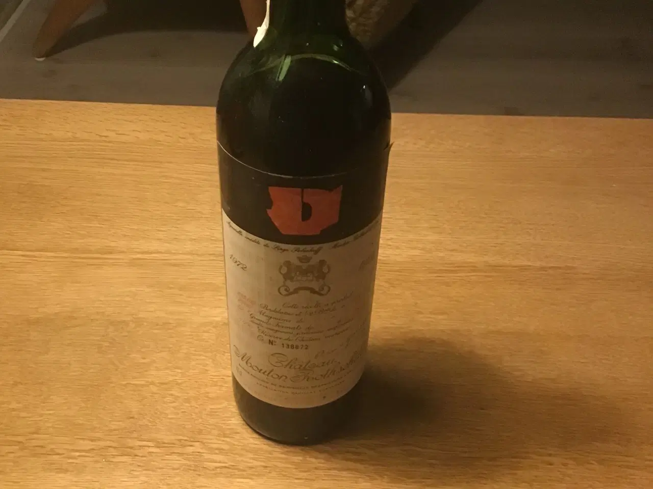 Billede 3 - Rødvin: chateau Mouton Rothschild 1972 ler Grand