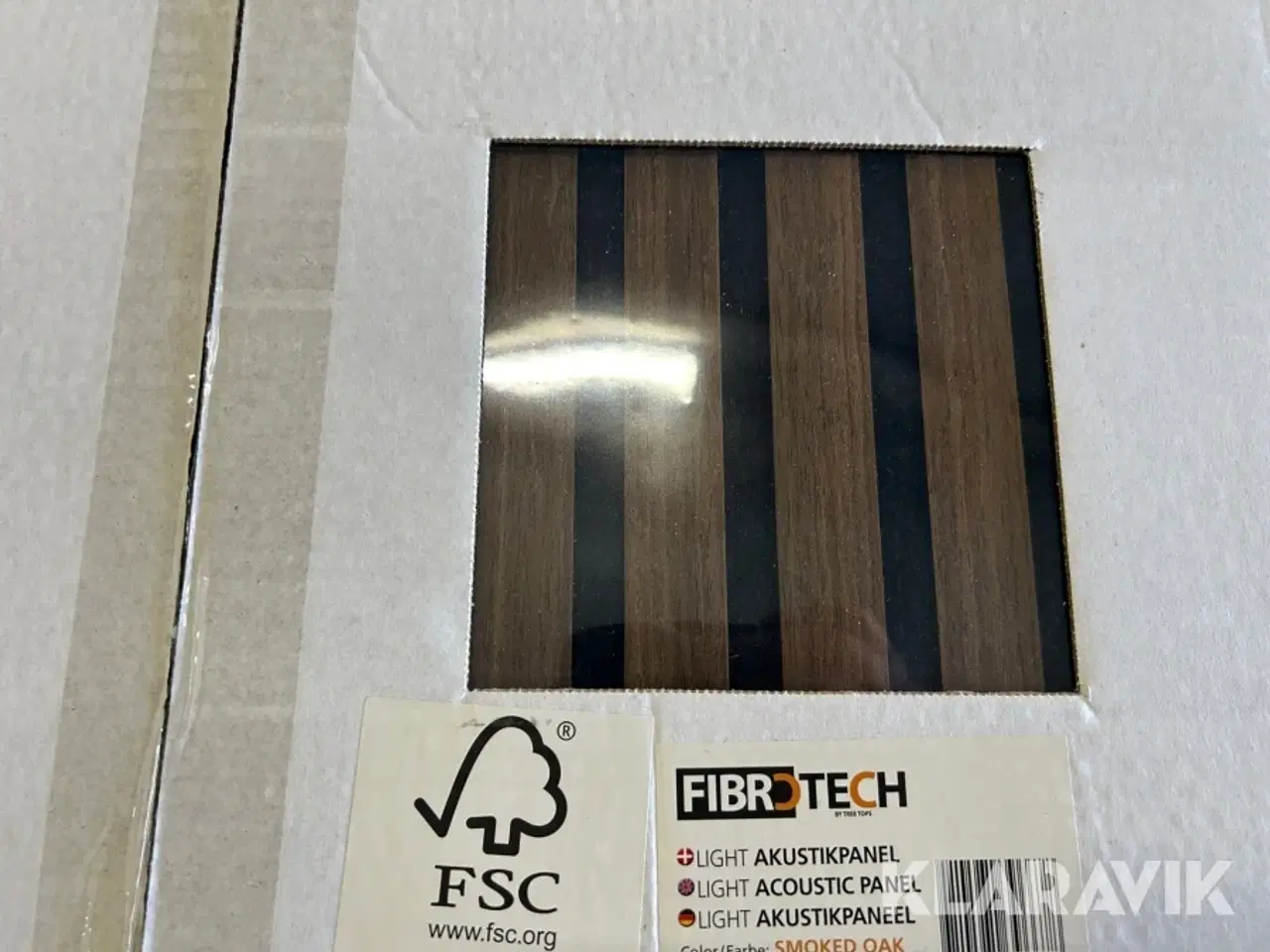 Billede 5 - Akustikpaneler Fibrotecb Smoked oak light 40 styk