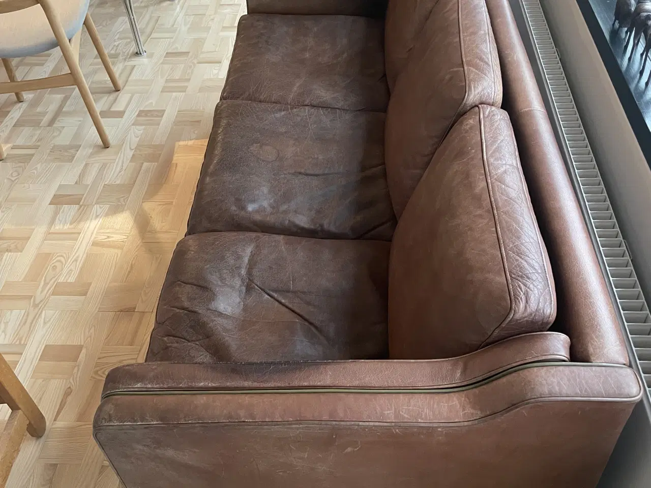 Billede 1 - Børge Mogensen lædersofa model 2213
