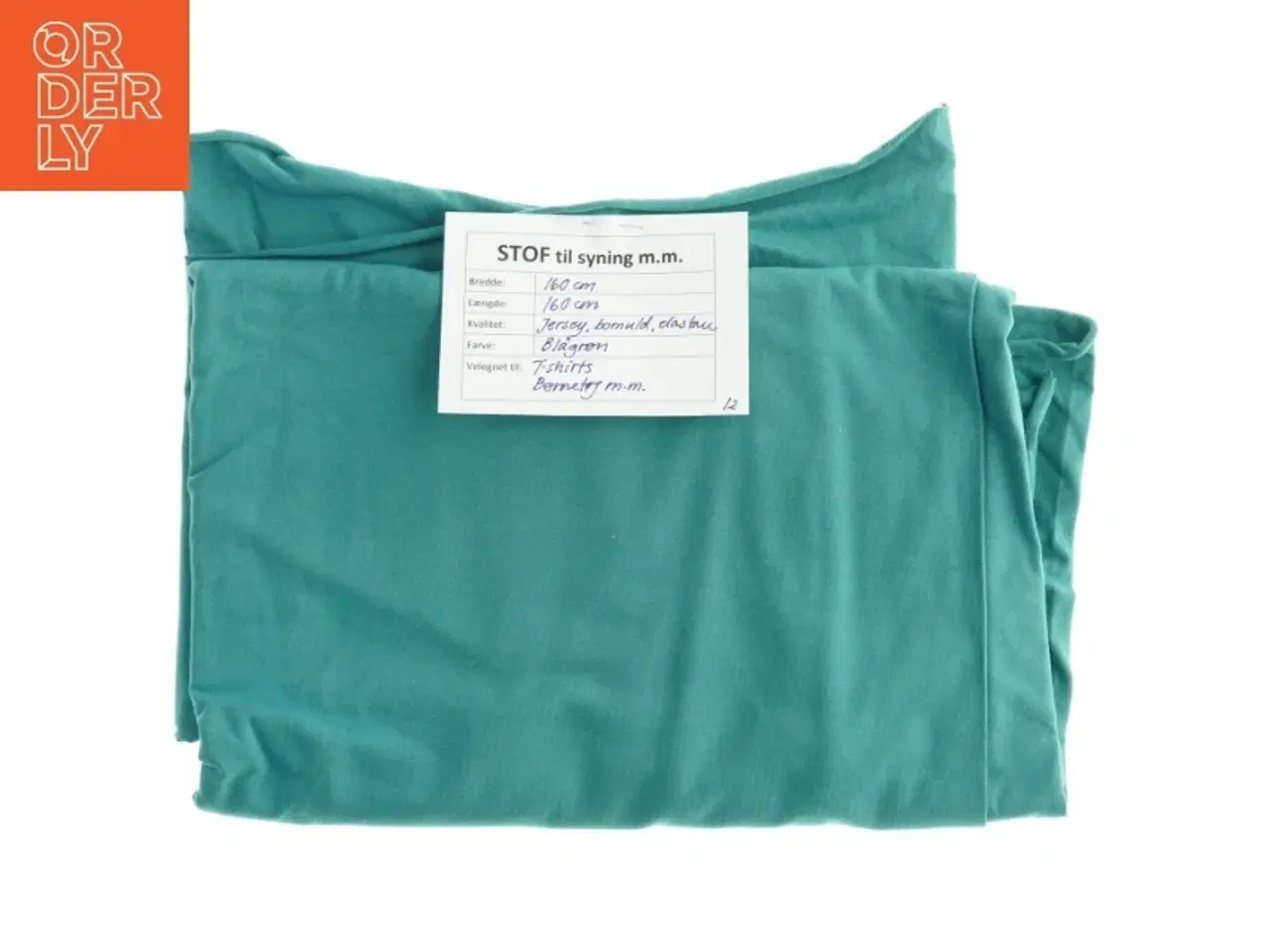 Billede 1 - Jersey-stof, bomuld/elastan (160 cm x 160 cm)