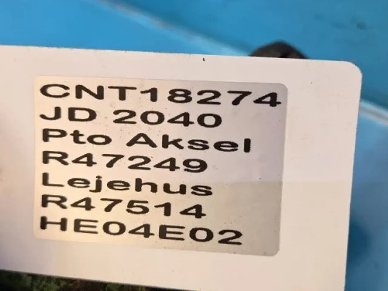 Billede 13 - John Deere 2040 Pto Aksel R47249