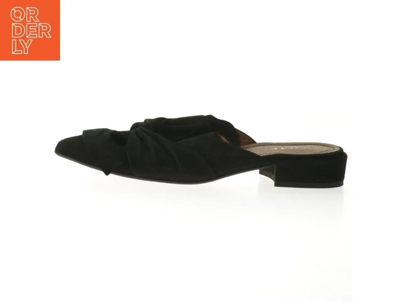 Billede 1 - Sorte flade mules fra Nome (str. 38 )