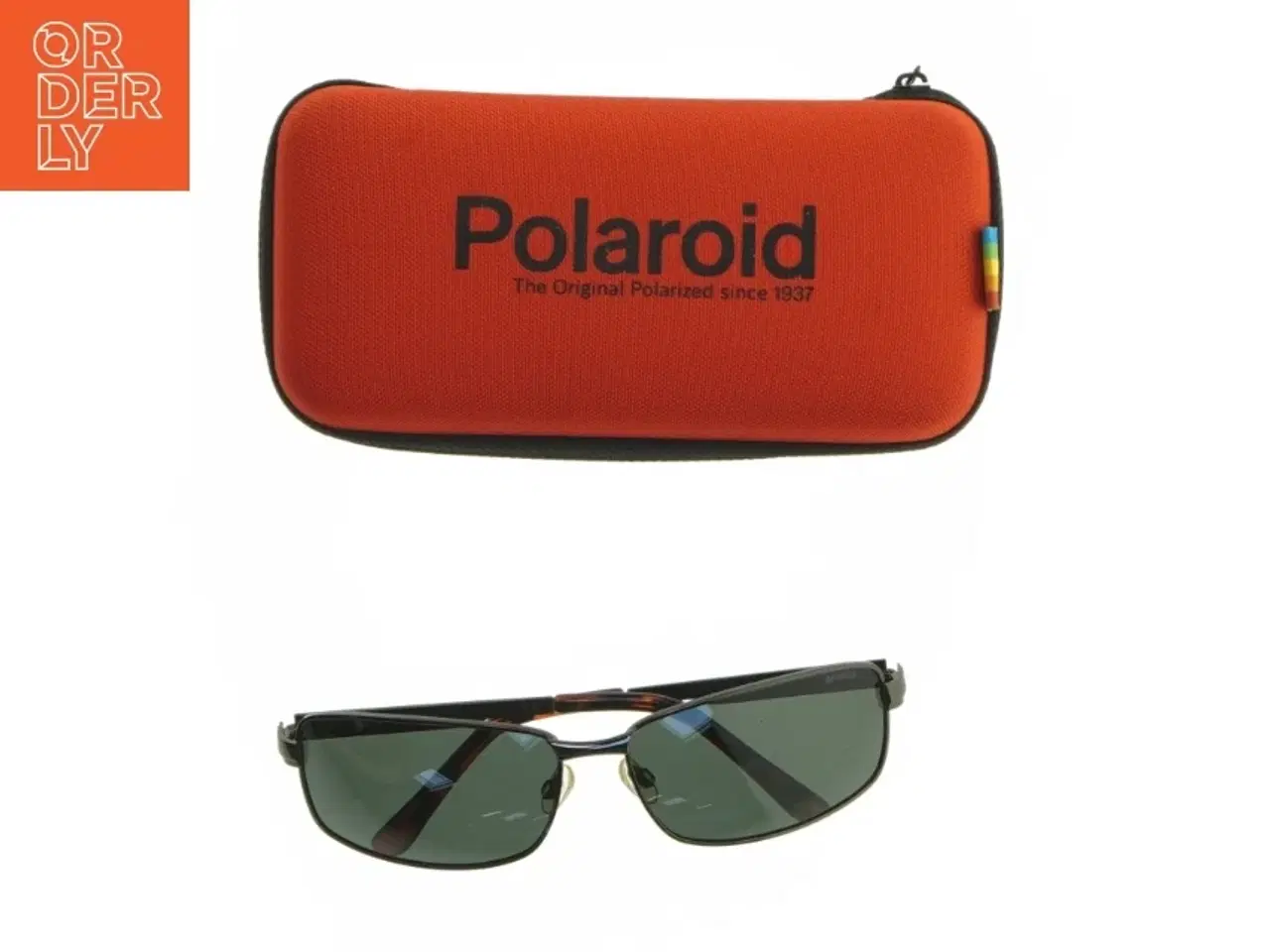 Billede 1 - Polaroid solbriller med etui fra Polaroid (str. 15 cm)