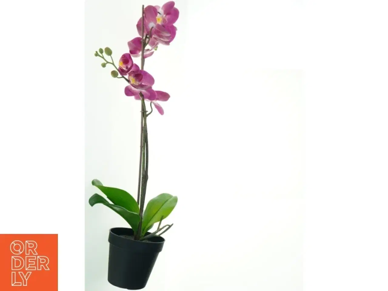 Billede 2 - Kunstig orkidé i potte fra IKEA (str. 69 cm)