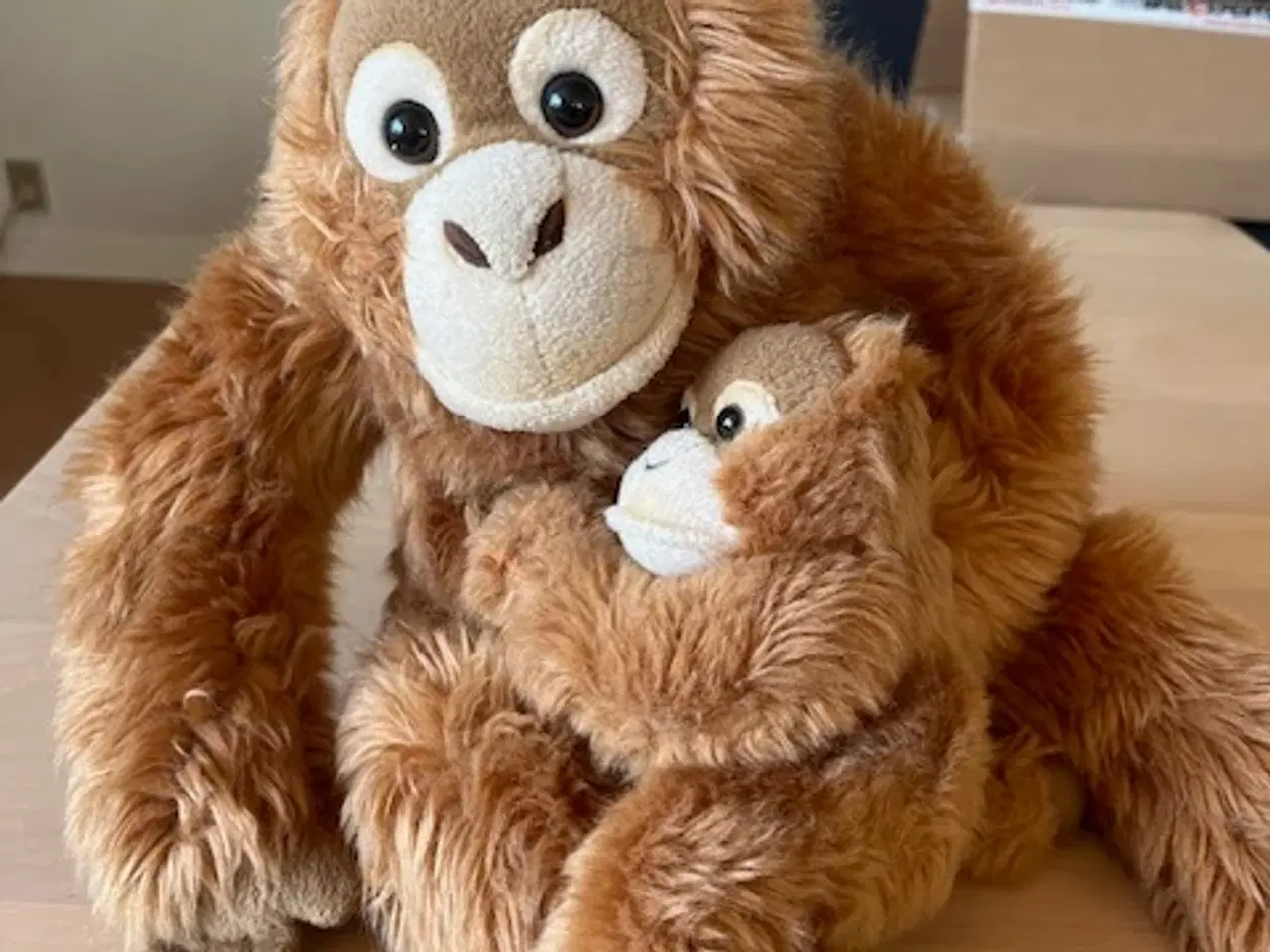 Billede 2 - Sød orangutang mor og barn. Fra WWF. 