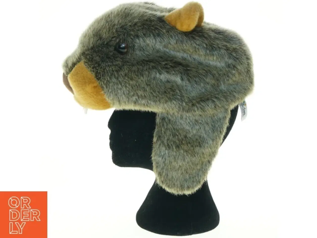 Billede 4 - Bamsehue med gnaverdesign (str. O 20 cm)