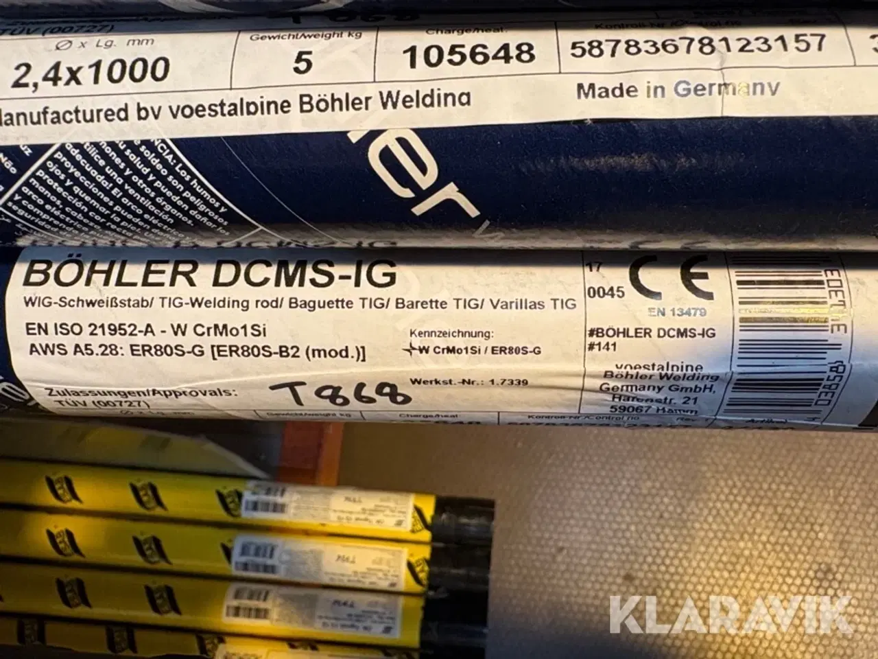 Billede 3 - Svejsetråd Böhler DXMS-IG - 14 ruller