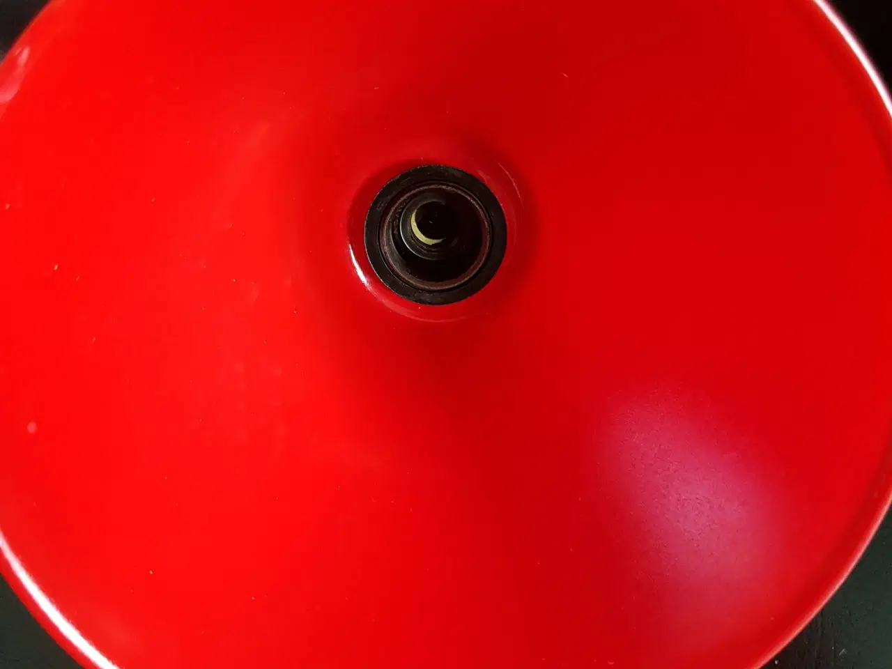 Billede 3 - Pendel, rød glas pendel