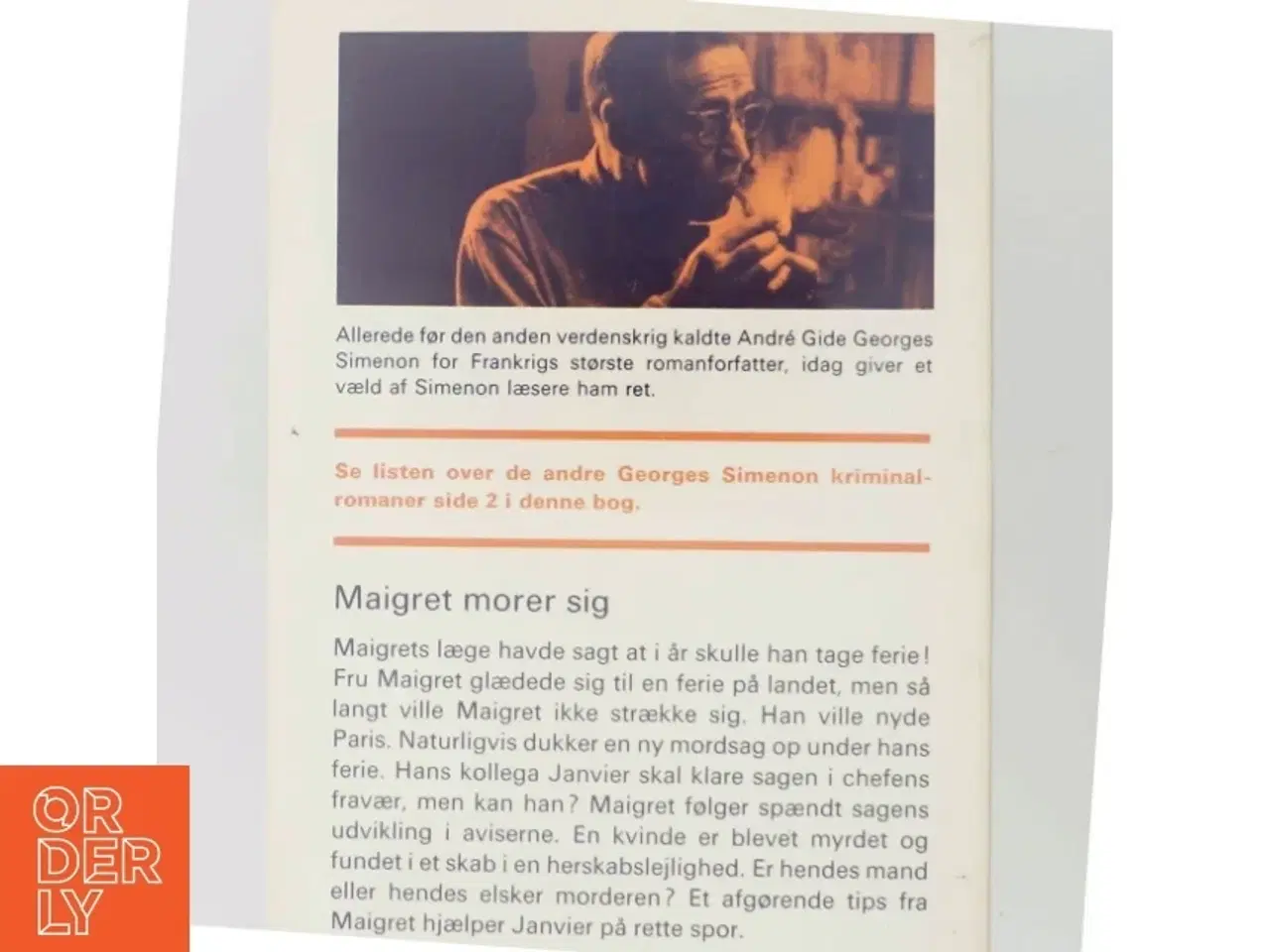 Billede 3 - Maigret morer sig af Georges Simenon (Bog)