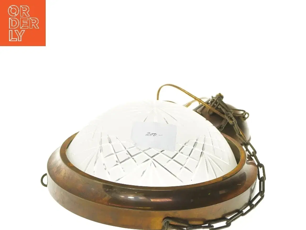 Billede 3 - Antik loftlampe (str. Ø 33 cm)
