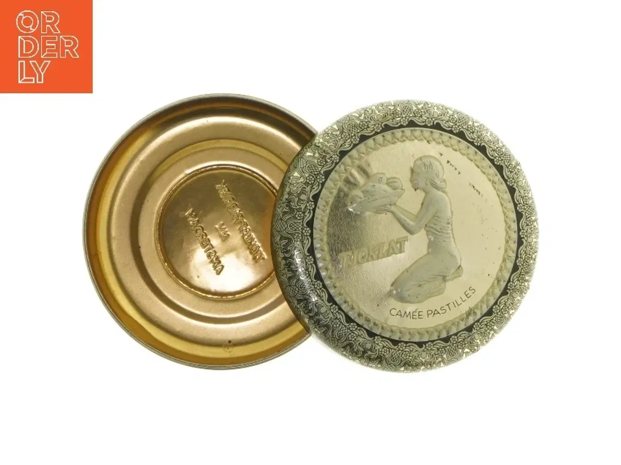 Billede 4 - Dekorativ romantisk dåse (str. Ø 12 cm)