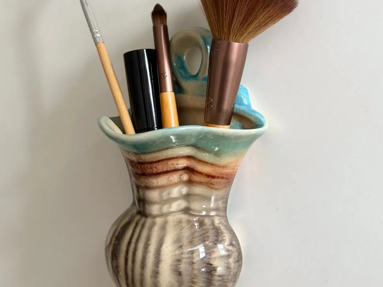 Billede 2 - Vægvase m striber