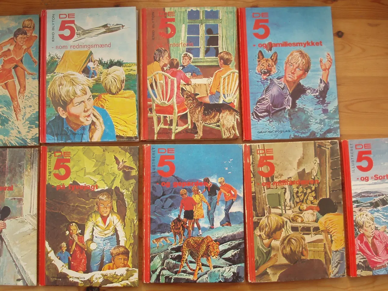 Billede 2 - De 5 hardback bøger