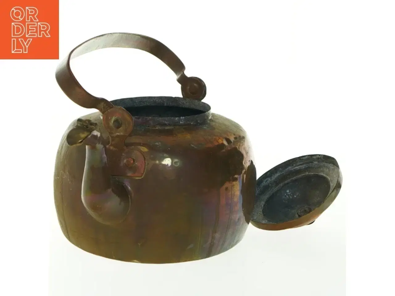 Billede 3 - Gammel kobberkedel (str. 27x22 cm)