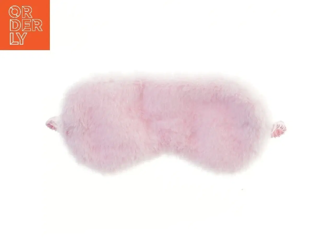 Billede 1 - Fluffy, lyserød sovemaske (str. Ø 23 cm)