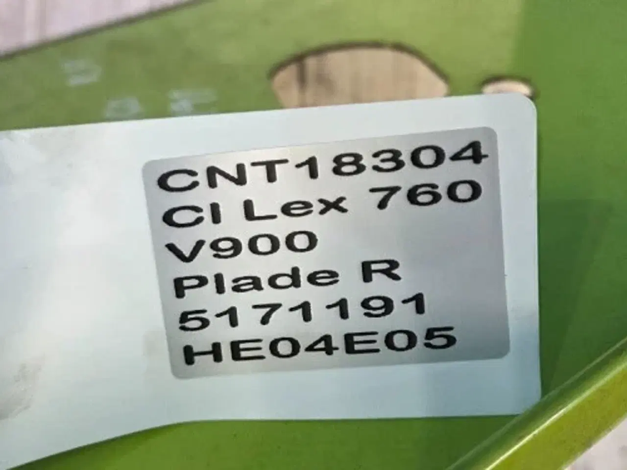 Billede 16 - Claas V900 Plade R. 5171191