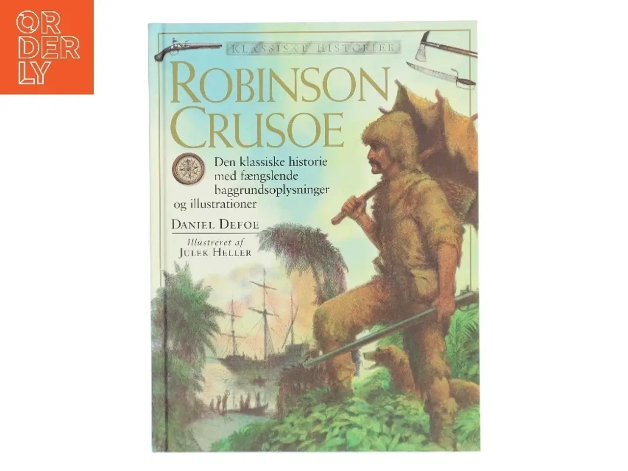 Billede 1 - Robinson Crusoe (Ill. Julek Heller) af Daniel Defoe (Bog)