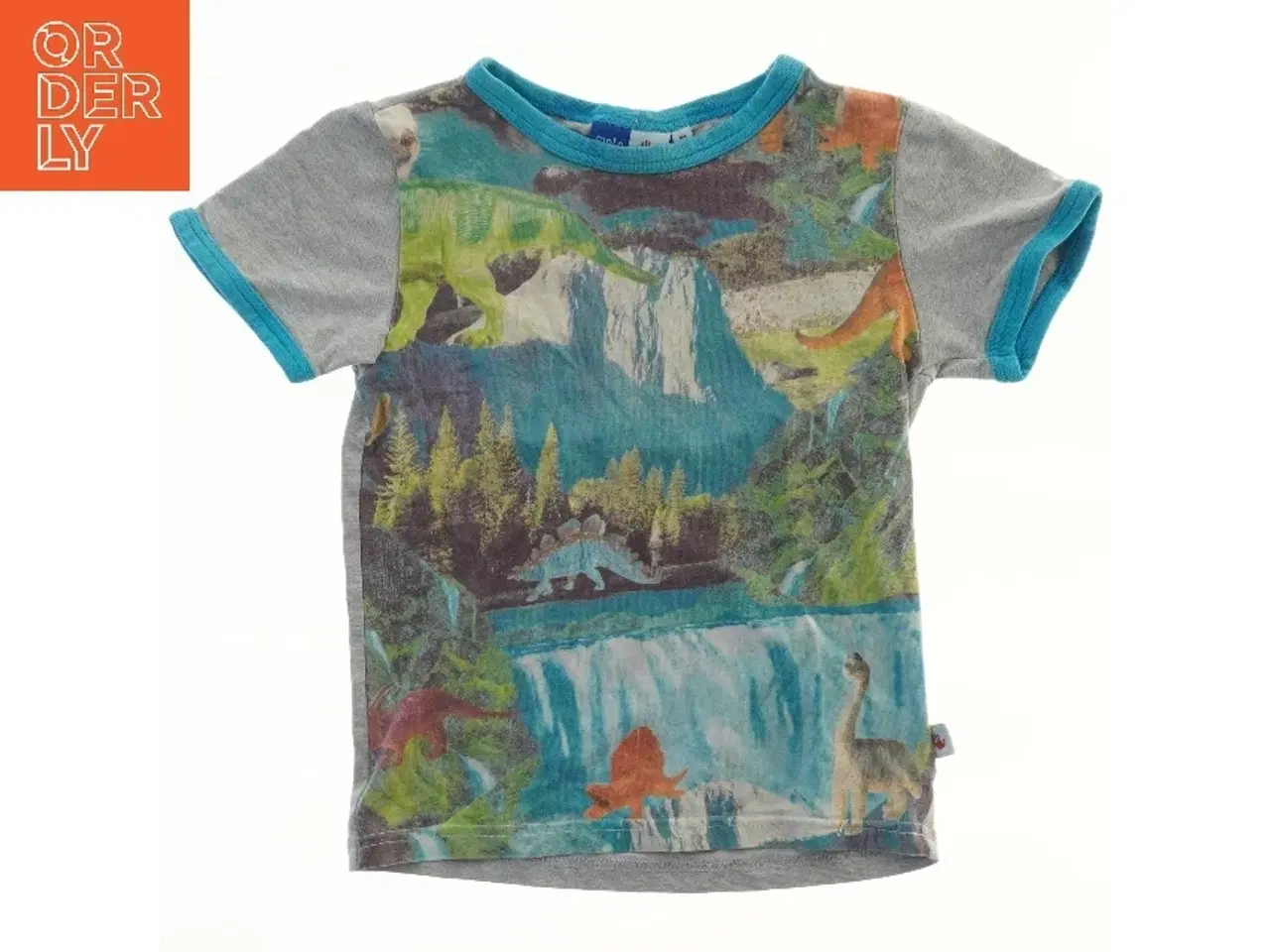 Billede 1 - T-shirt med dinosaurmotiv fra Molo (str. 104)