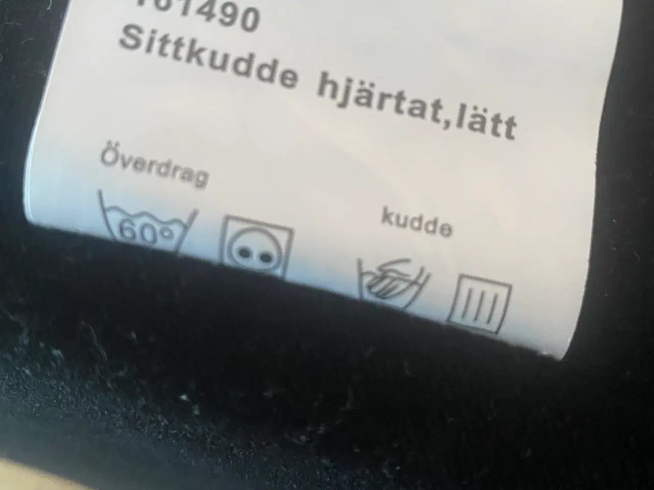 Billede 2 - Siddepude med udskæring 