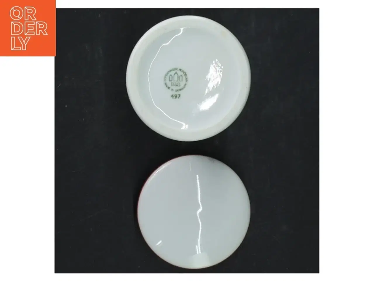Billede 4 - Porcelænskrydderiglas med låg