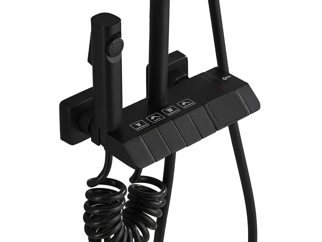 Billede 3 - Fontastock brusesøjle - sort, rustfrit stål og ABS