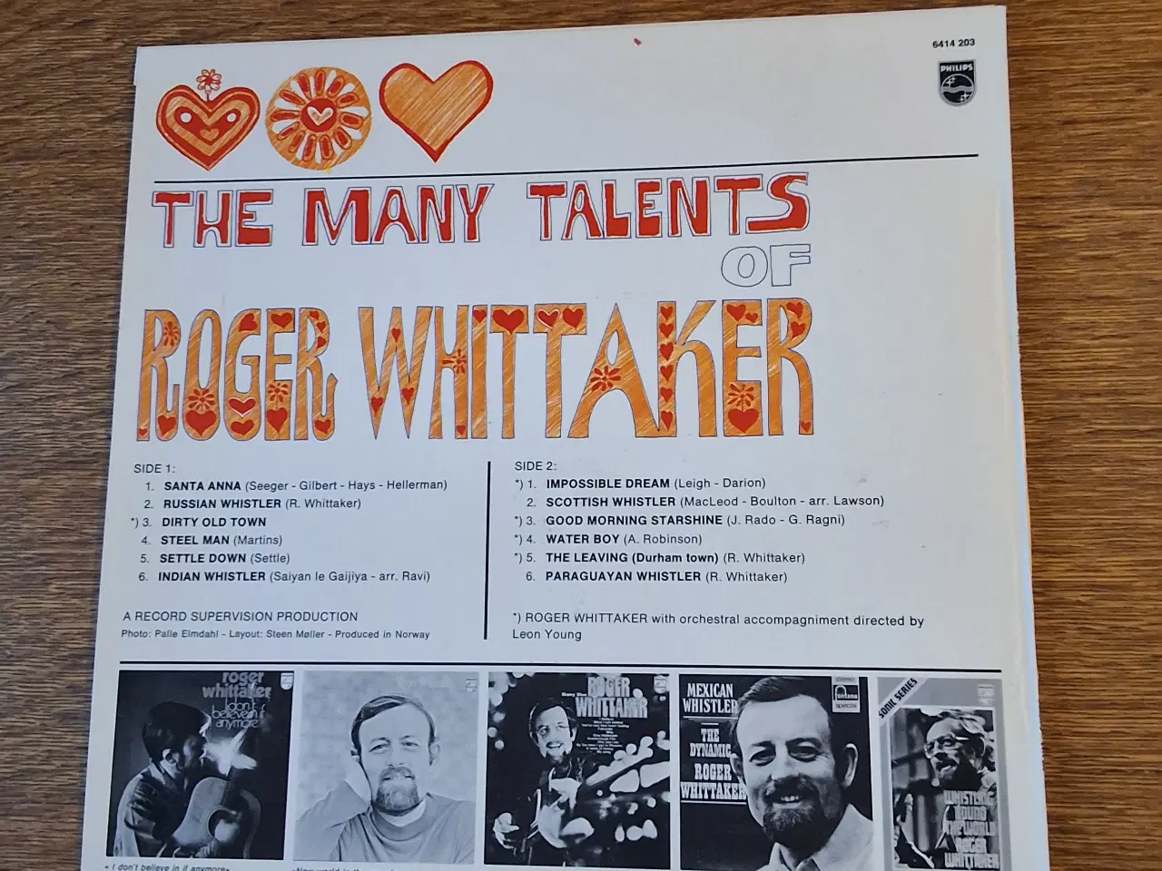 Billede 2 - LP, THE MANY TALENTS OF ROGER WHITTAKER