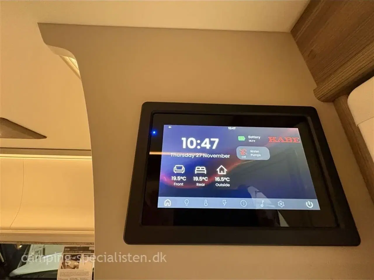 Billede 22 - 2026 - Kabe Imperial 630 TDL E8 Kabe Imperial 630 TDL E8 KS spejlvendt model 2026 kan nu opleves hos Camping-Specialisten