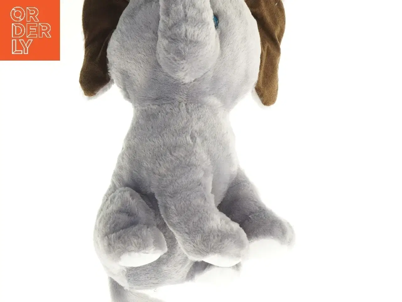 Billede 2 - Blågrå plys elefant