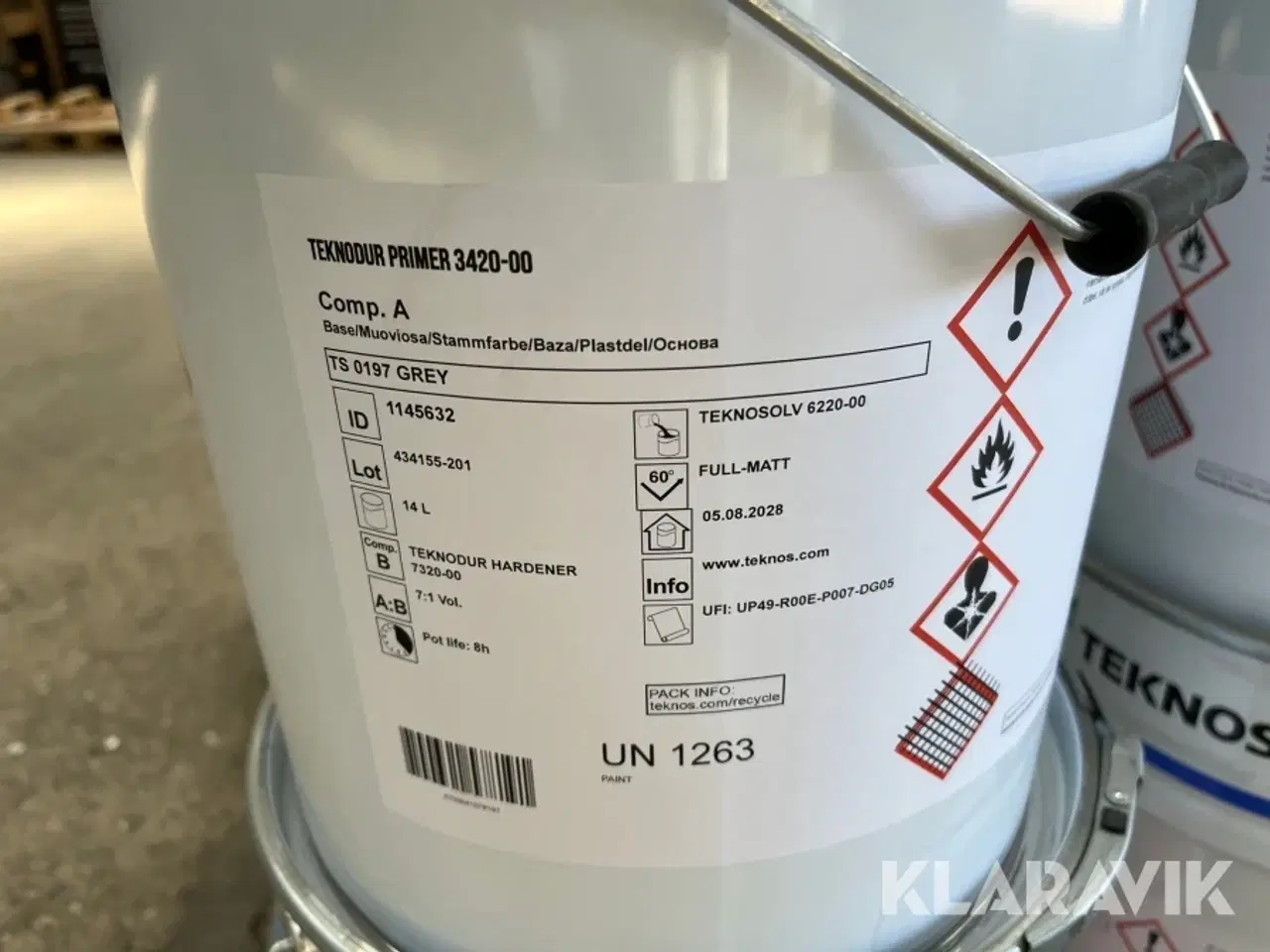 Billede 3 - Maling TEKNOS UN 1263