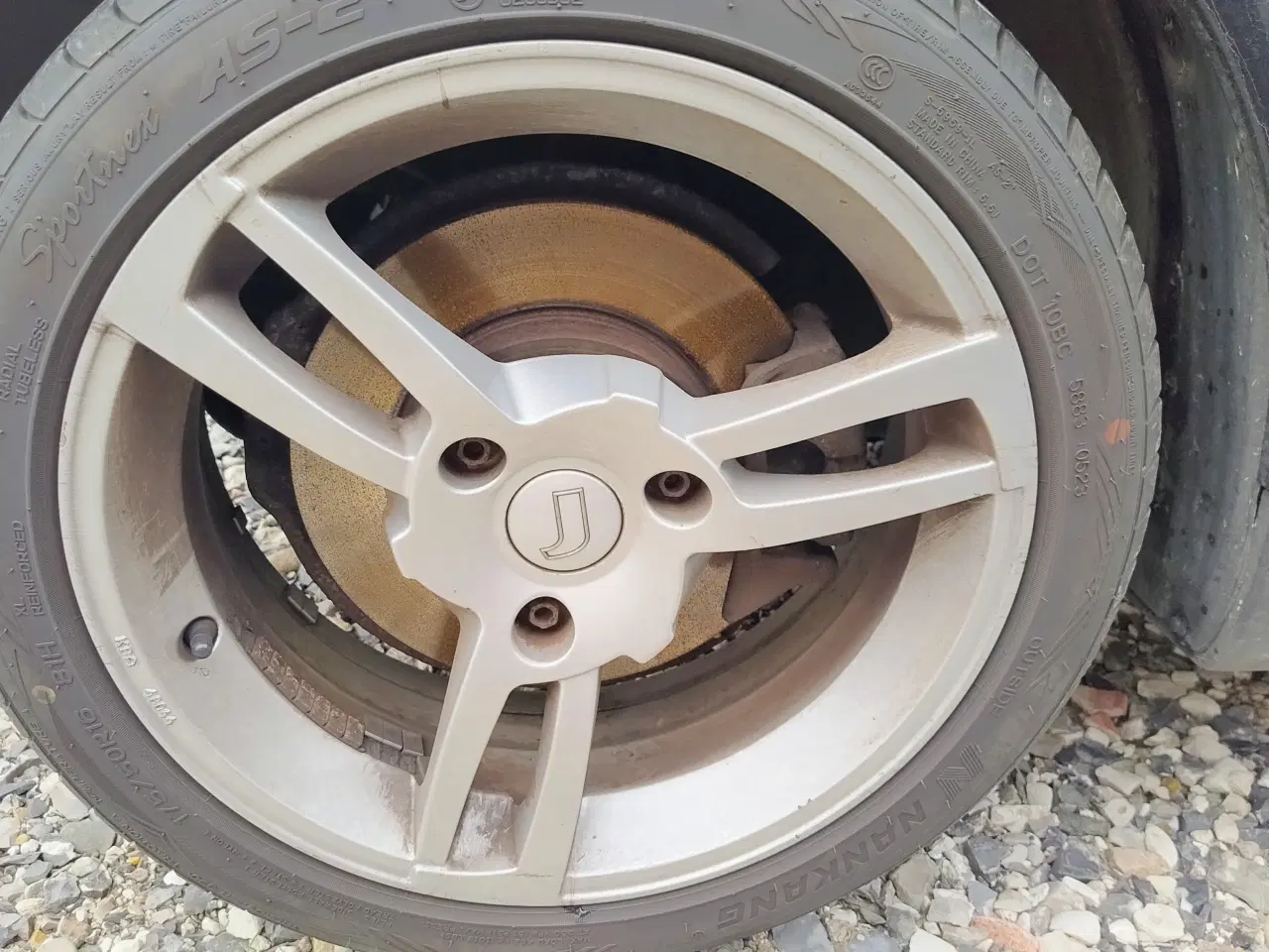 Billede 5 - 4 sommerdæk (lavprofil) på fælge til Smart ForTwo 