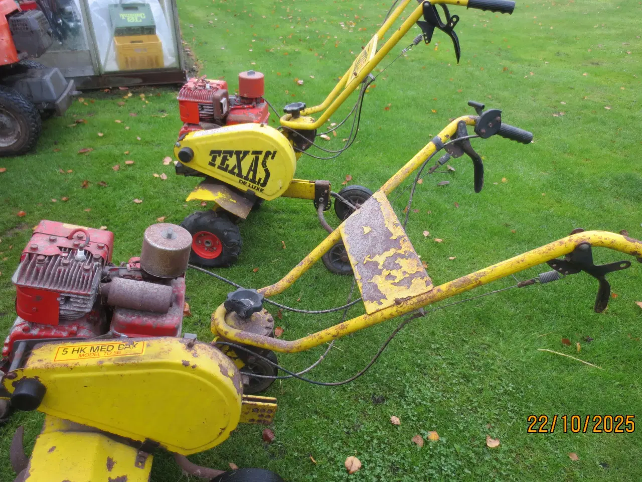 Billede 12 - 2 stkTexas 5 Hk Havefræsere Model De Luxe