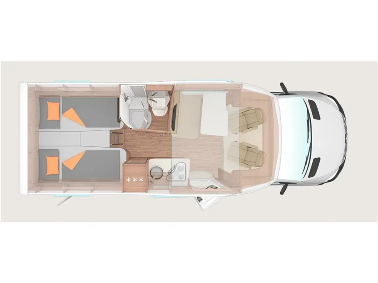 Billede 3 - 2025 - Weinsberg Pepper Edition MEG 640 Suite   Weinsberg CaraCompact 640 MEG Suite Edition Pepper MB 2025 - Kommer senere hos Camping-Specialisten.dk