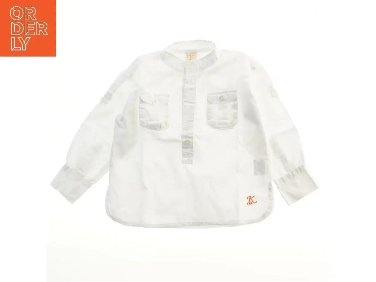 Billede 1 - Hvid skjorte med lommer fra Krymmel (str. 98)