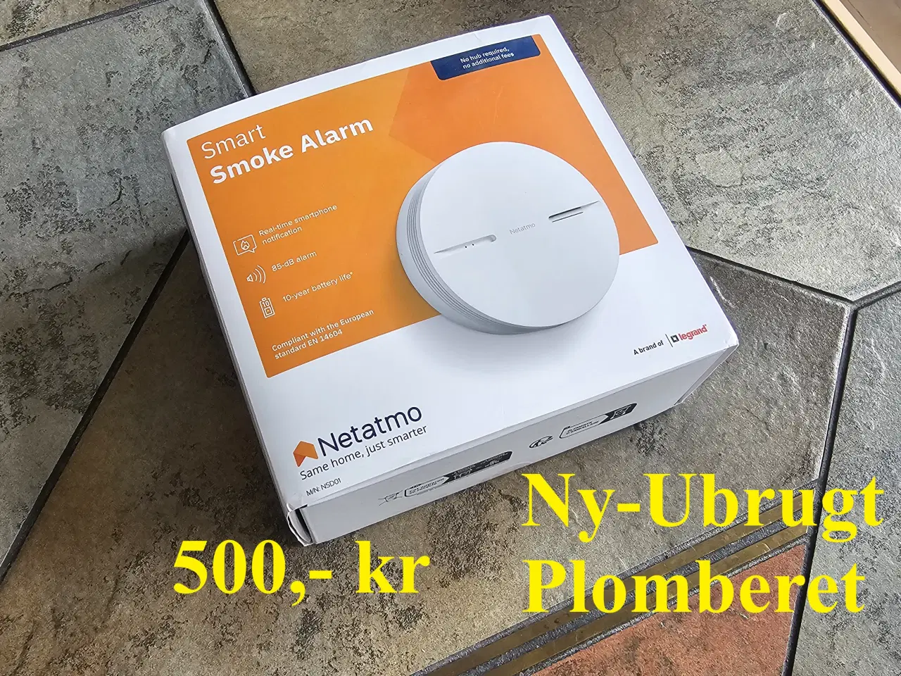 Billede 1 - Netatmo - Smart Smoke Alarm - Røg alarm - Helt Ny