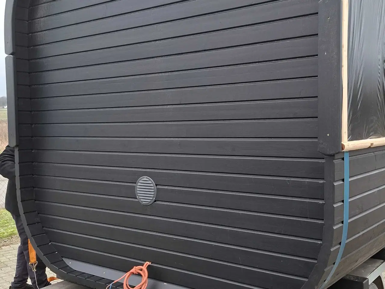 Billede 3 - Sauna med el ovn.