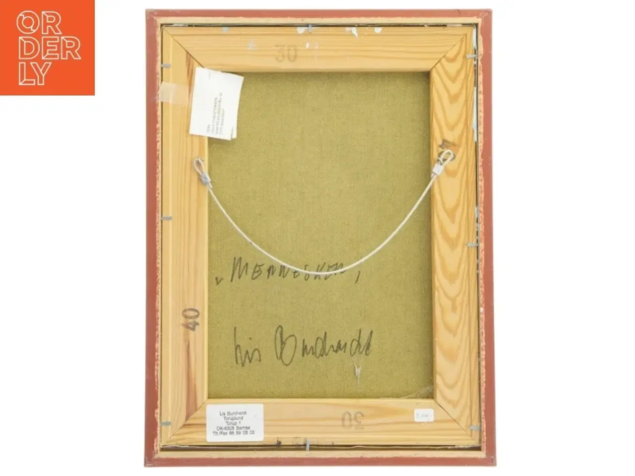 Billede 2 - Lis Burchardt maleri (str. 43x33 cm)