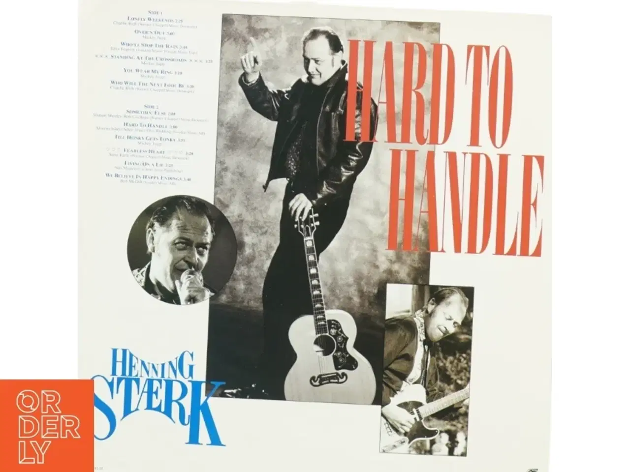 Billede 6 - Henning Stærk - Hard to Handle LP (str. 31 x 31 cm)