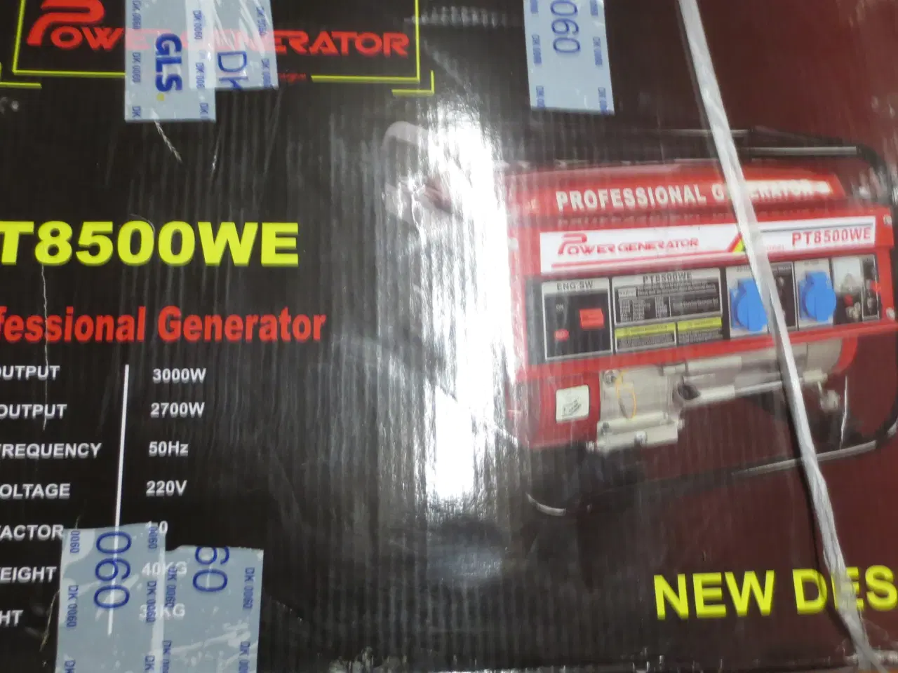 Billede 1 - Generator 8500WE, Generator 8500 med selvstarter.